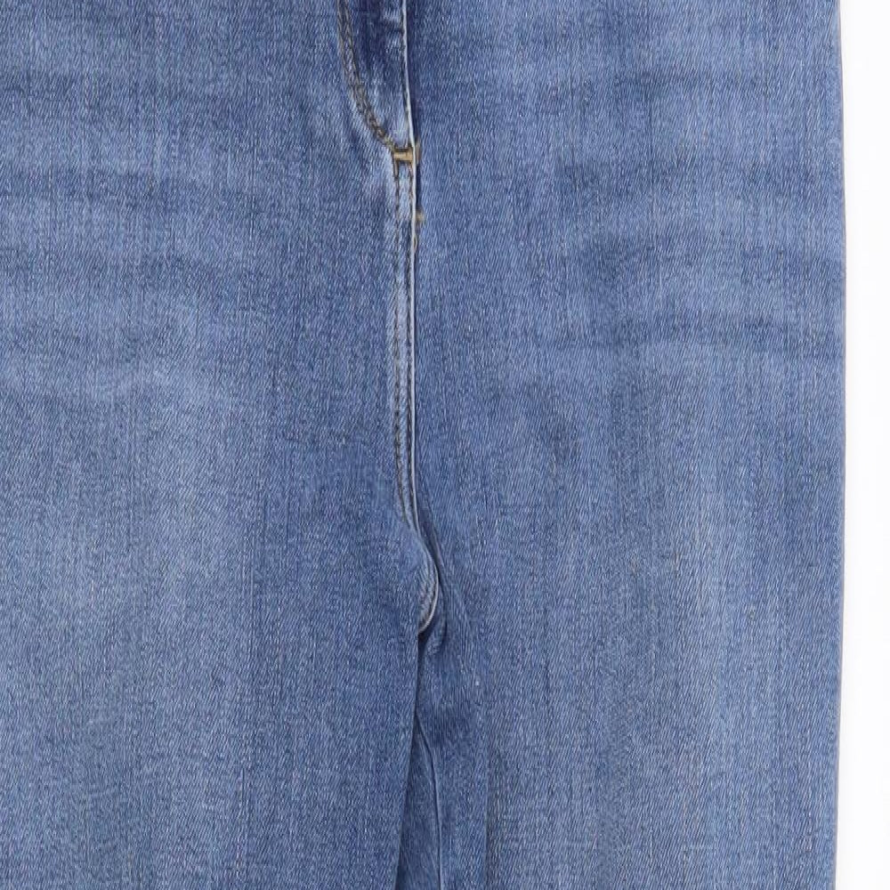 NEXT Womens Blue   Straight Jeans Size 14 L28 in