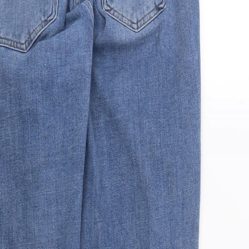NEXT Womens Blue   Straight Jeans Size 14 L28 in