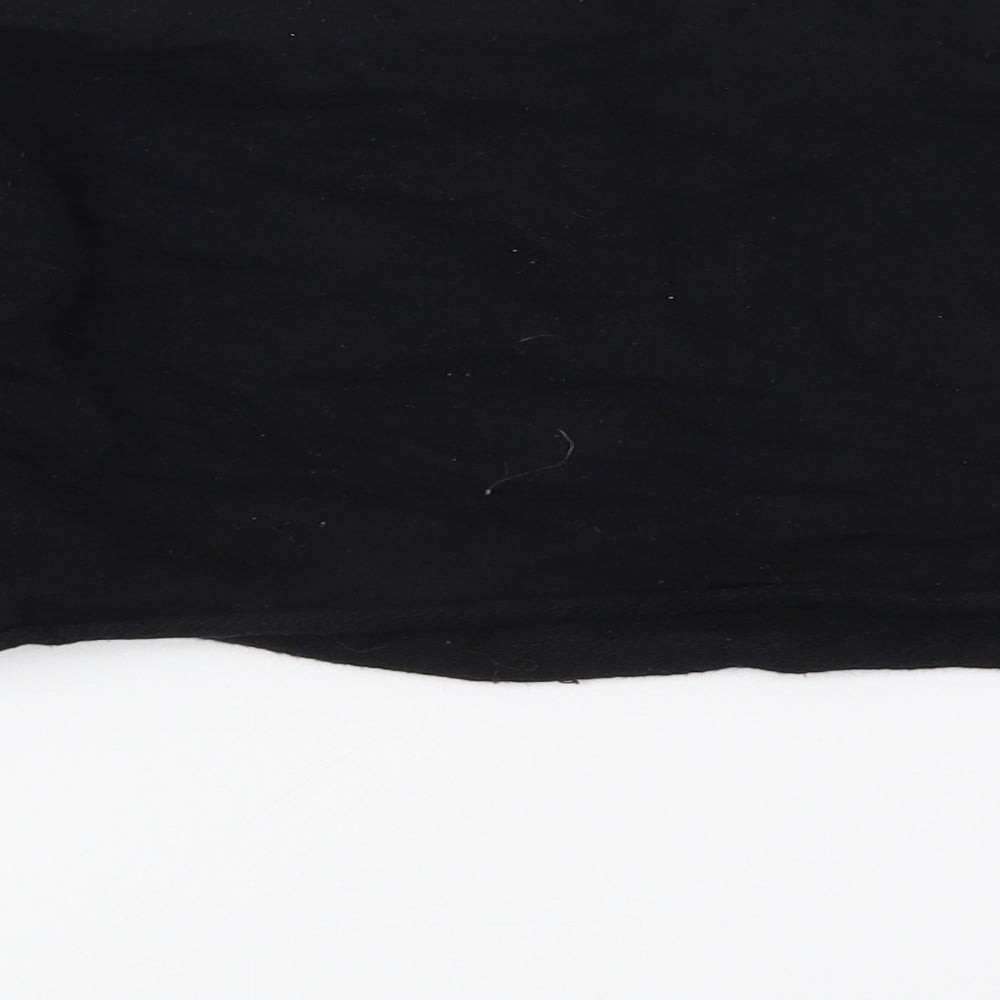 PRETTYLITTLETHING Womens Black   Pullover Sweatshirt Size 6