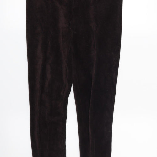 Marks and Spencer Womens Brown Striped  Capri Leggings Size 10 L29 in