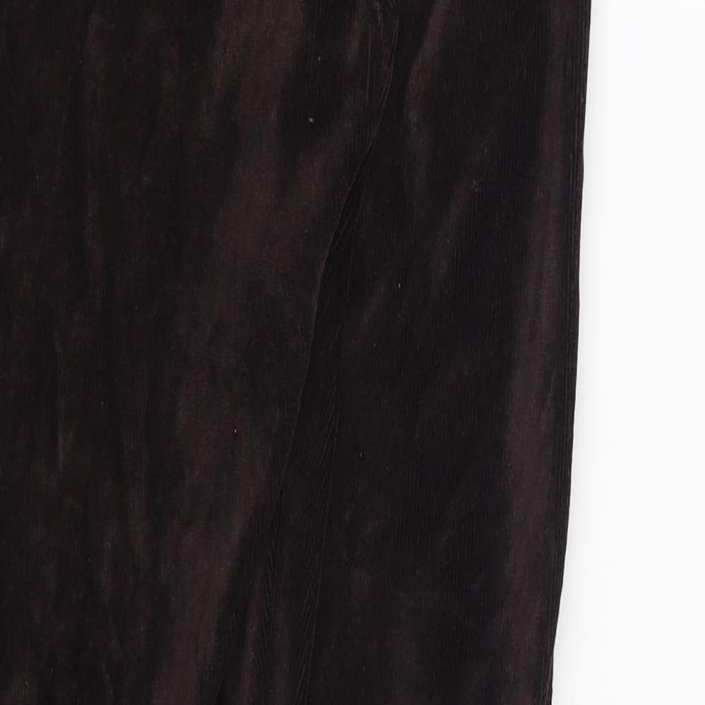 Marks and Spencer Womens Brown Striped  Capri Leggings Size 10 L29 in