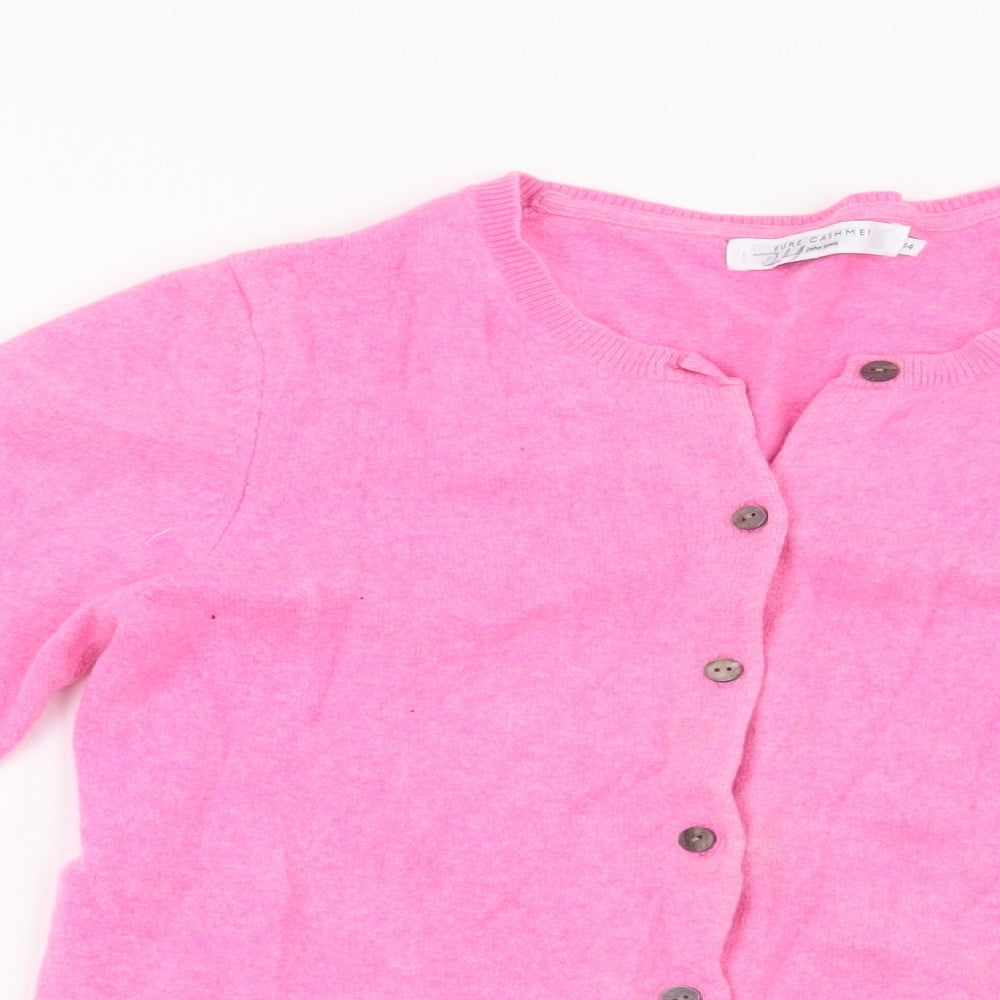 John Lewis Womens Pink   Cardigan Jumper Size 14