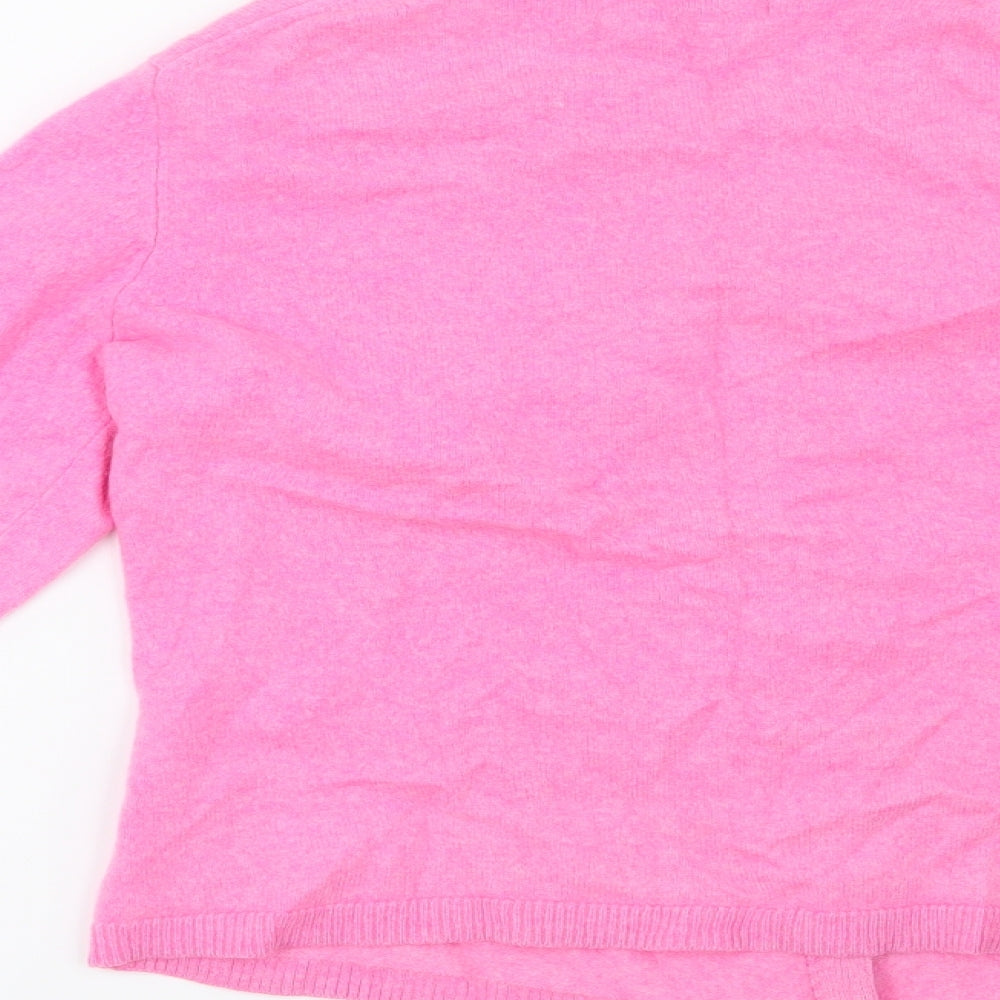 John Lewis Womens Pink   Cardigan Jumper Size 14