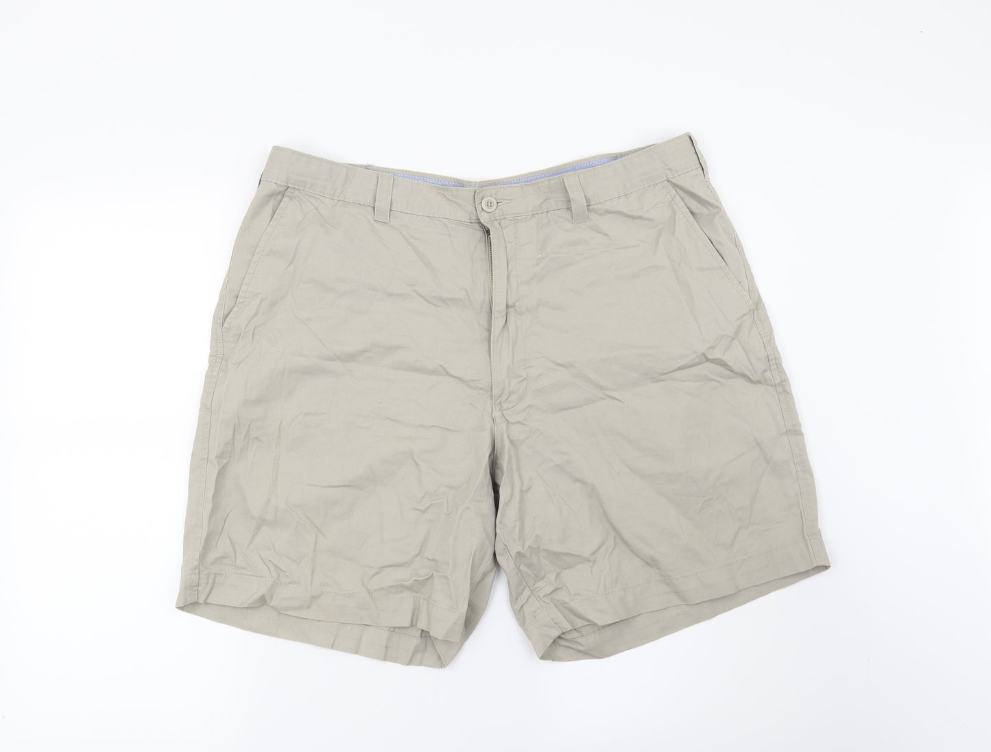 Blue Harbour Mens Beige   Chino Shorts Size 36 in