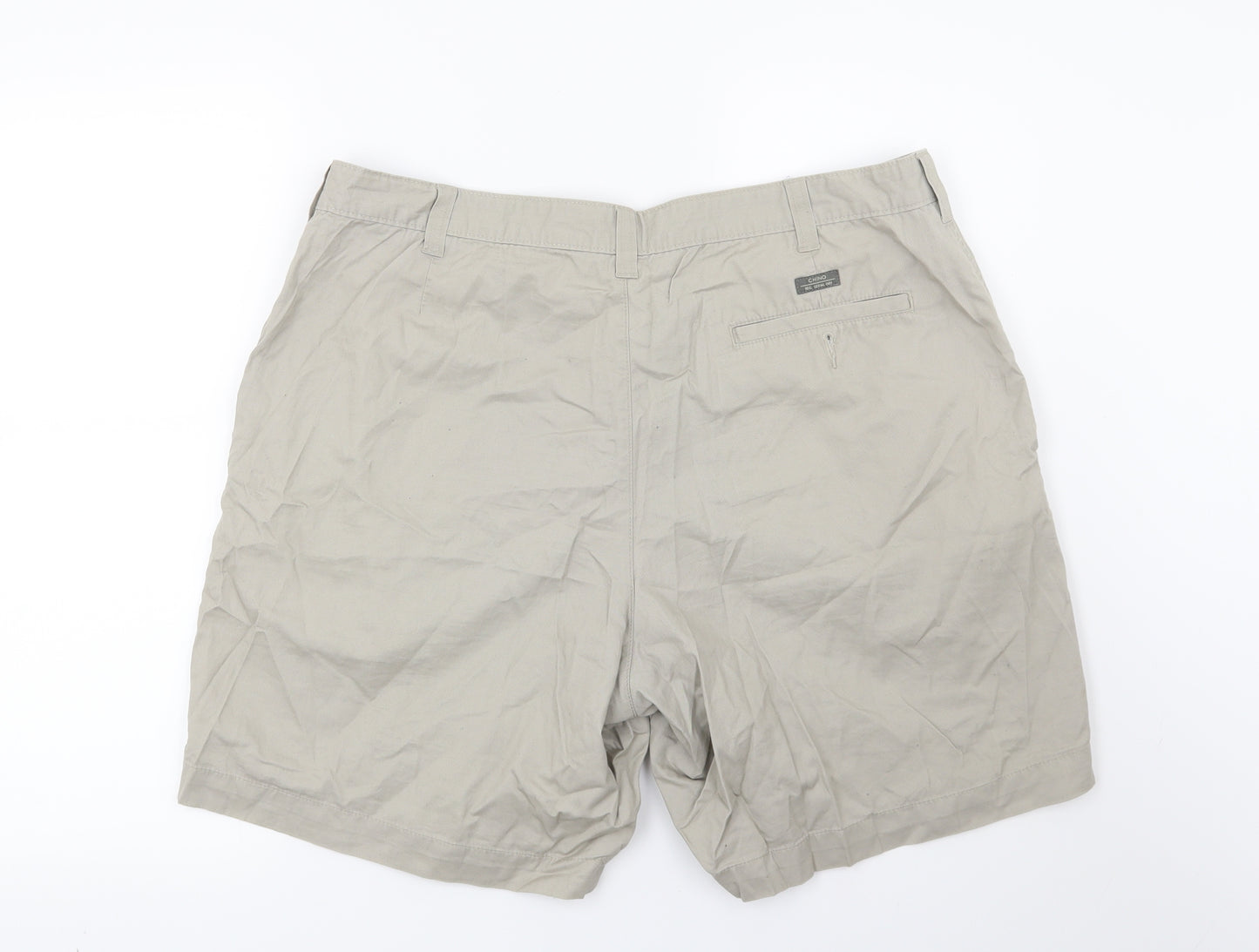 Blue Harbour Mens Beige   Chino Shorts Size 36 in