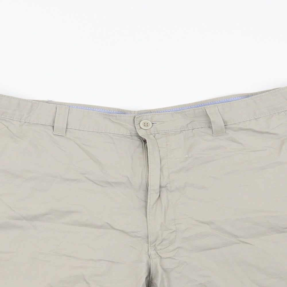 Blue Harbour Mens Beige   Chino Shorts Size 36 in