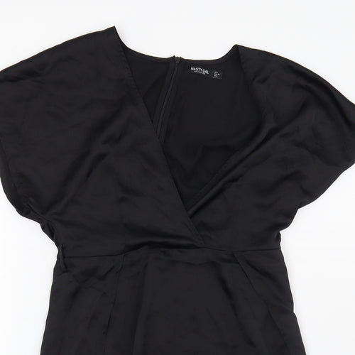 Nasty Gal Womens Black   Basic Blouse Size 6