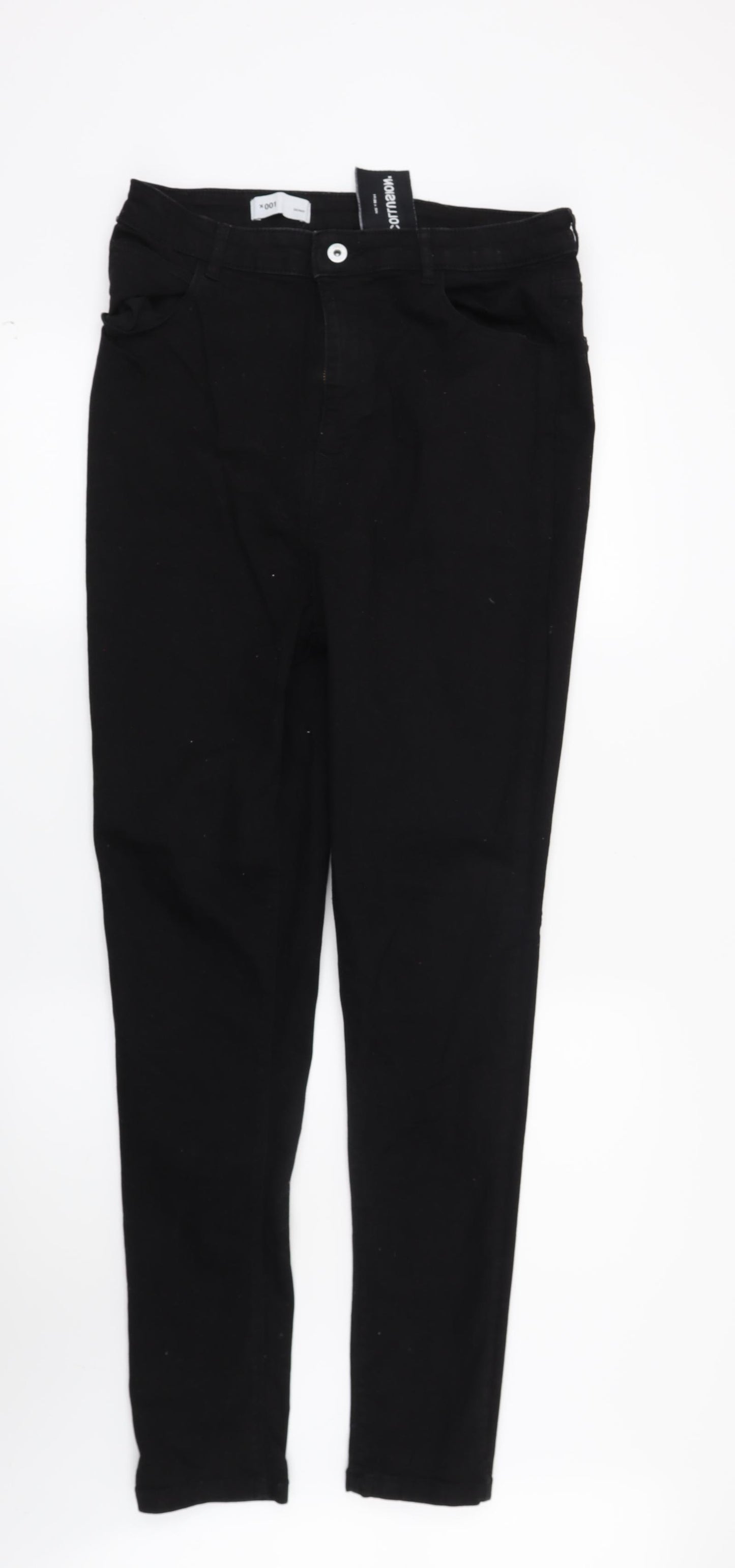 COLLUSION Mens Black   Skinny Jeans Size 35 in L34 in