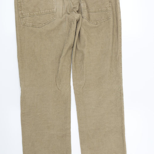 NEXT Mens Beige Striped  Straight Jeans Size 30 in L31 in