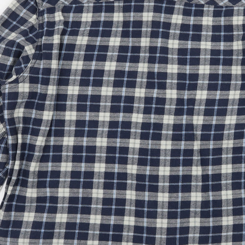 Easy Mens Black    Button-Up Size M