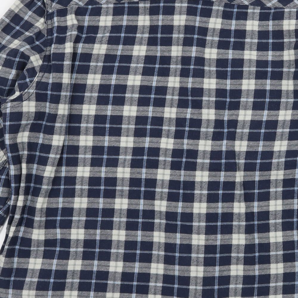 Easy Mens Black    Button-Up Size M