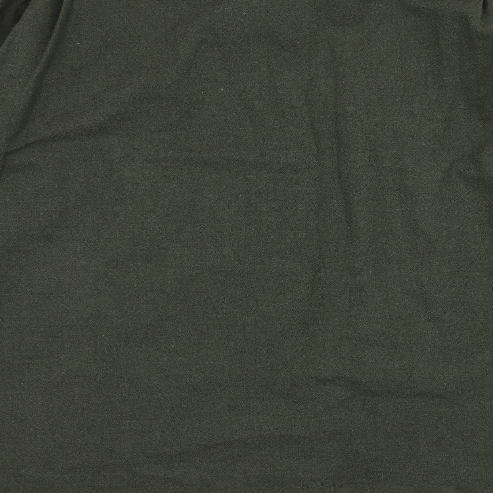 Marks and Spencer Mens Green    Dress Shirt Size 15