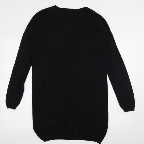 NEXT Womens Black  Knit Pullover Jumper Size 14