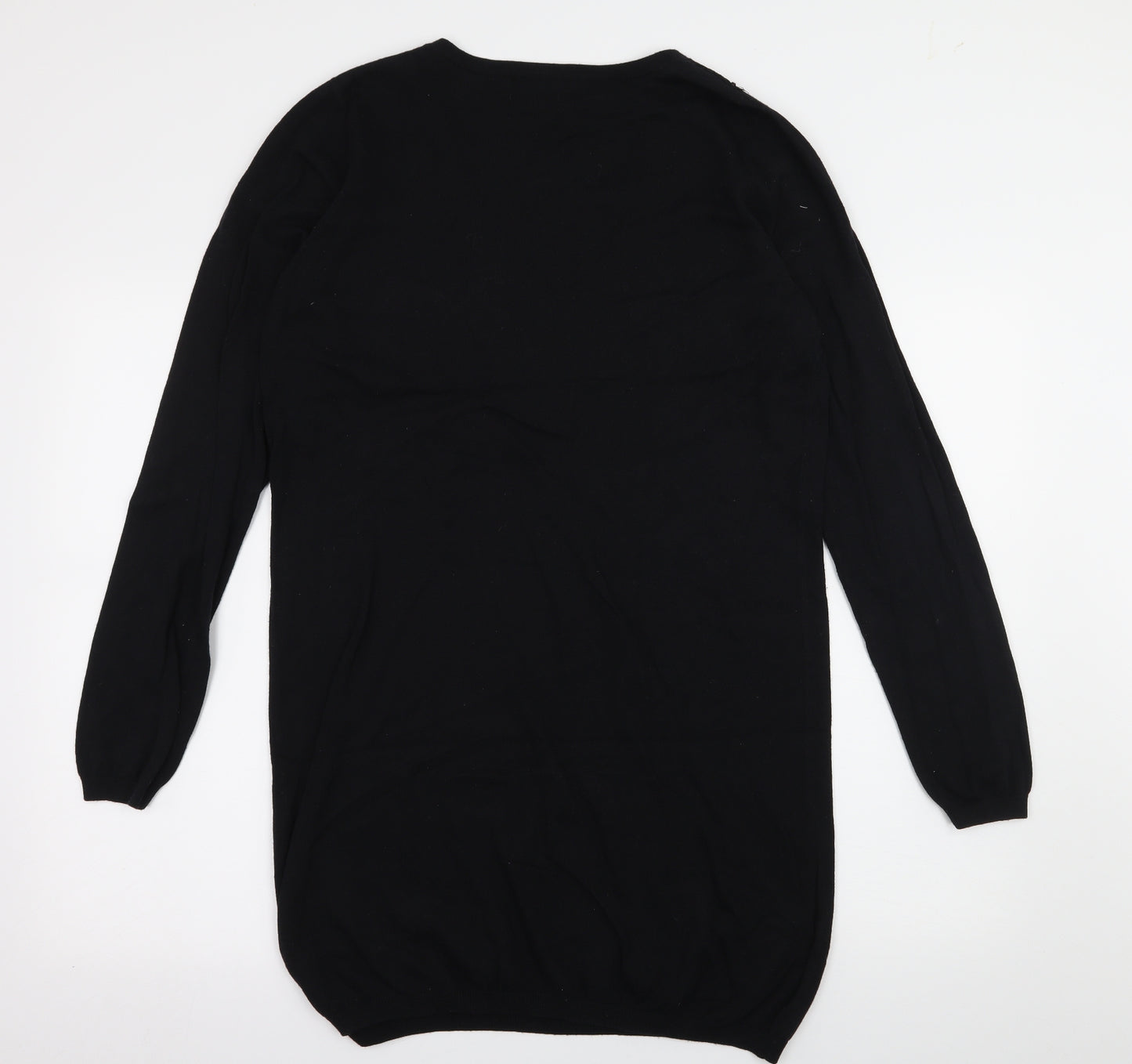 NEXT Womens Black  Knit Pullover Jumper Size 14