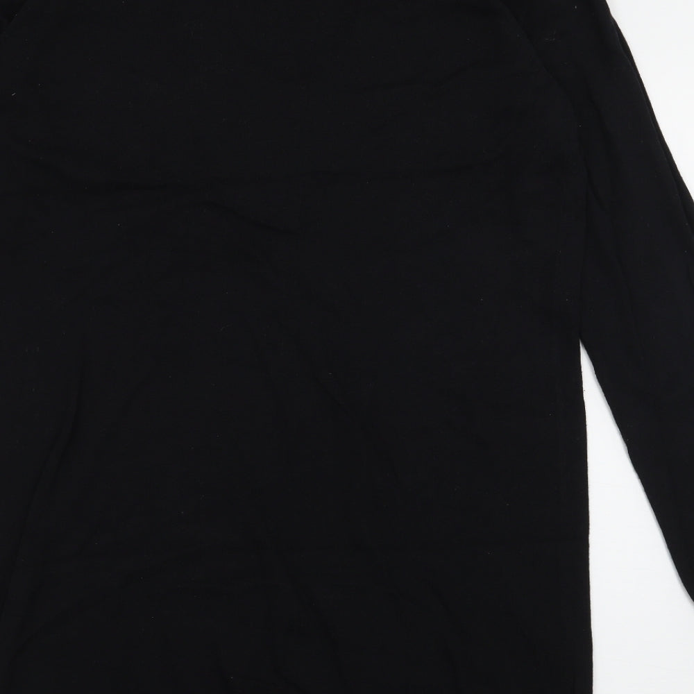 NEXT Womens Black  Knit Pullover Jumper Size 14