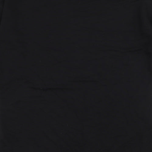 Topshop Womens Black  Jersey Jumper Dress  Size 8