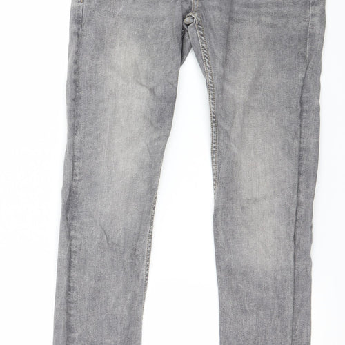 Denim & Co. Mens Grey  Denim Skinny Jeans Size 28 in L32 in