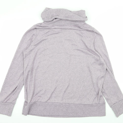 George Womens Purple  Knit Pullover Jumper Size 12