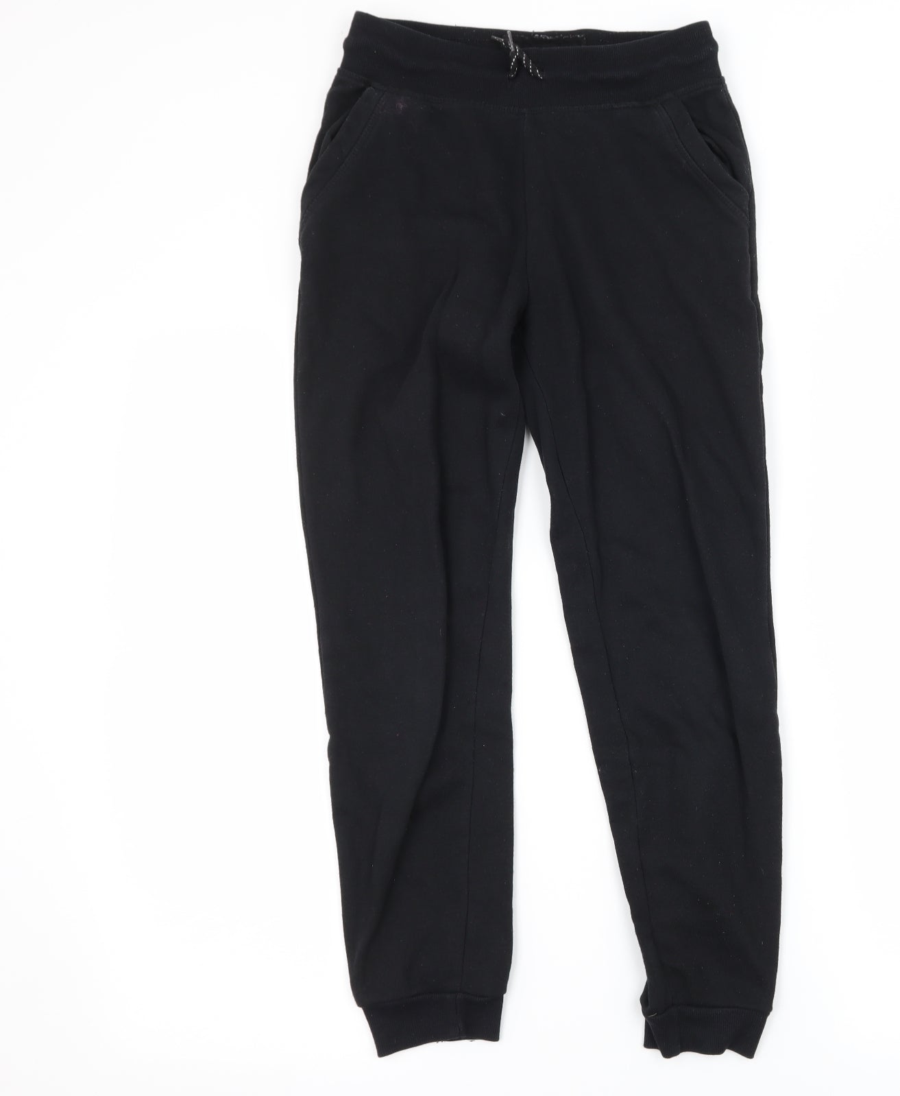 Primark Boys Black  Jersey Jogger Trousers Size 9-10 Years
