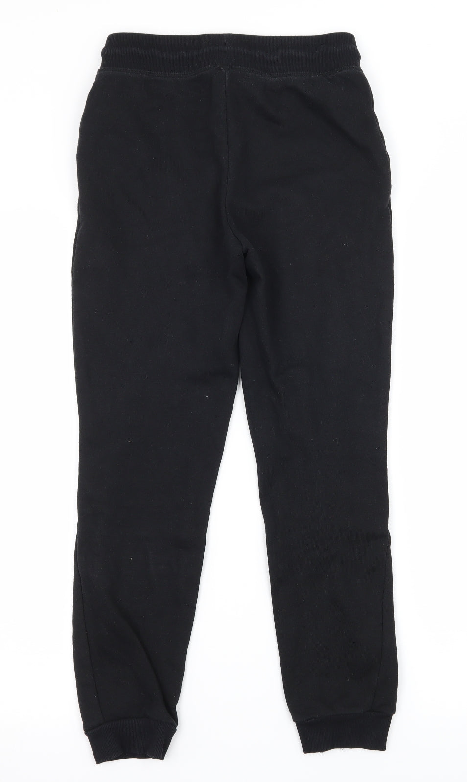Primark Boys Black  Jersey Jogger Trousers Size 9-10 Years