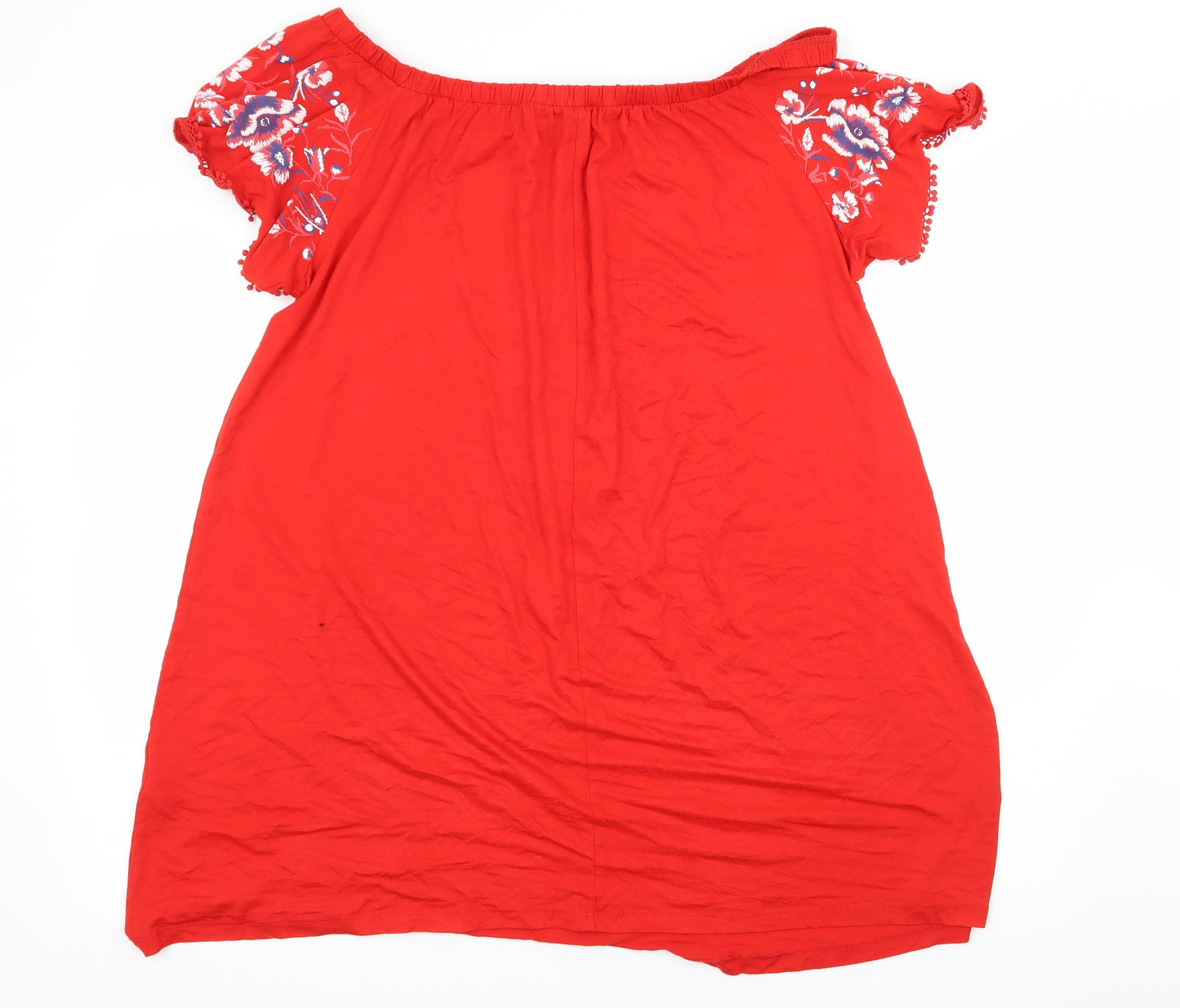 Debenhams Womens Red  Jersey T-Shirt Dress  Size 18