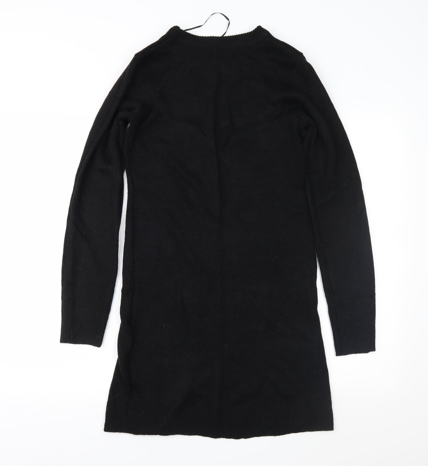 Brave Soul Womens Black  Knit Jumper Dress  Size 10