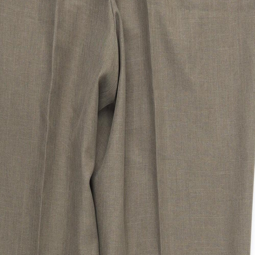 Marks and Spencer Mens Brown   Trousers  Size 34 in L31 in