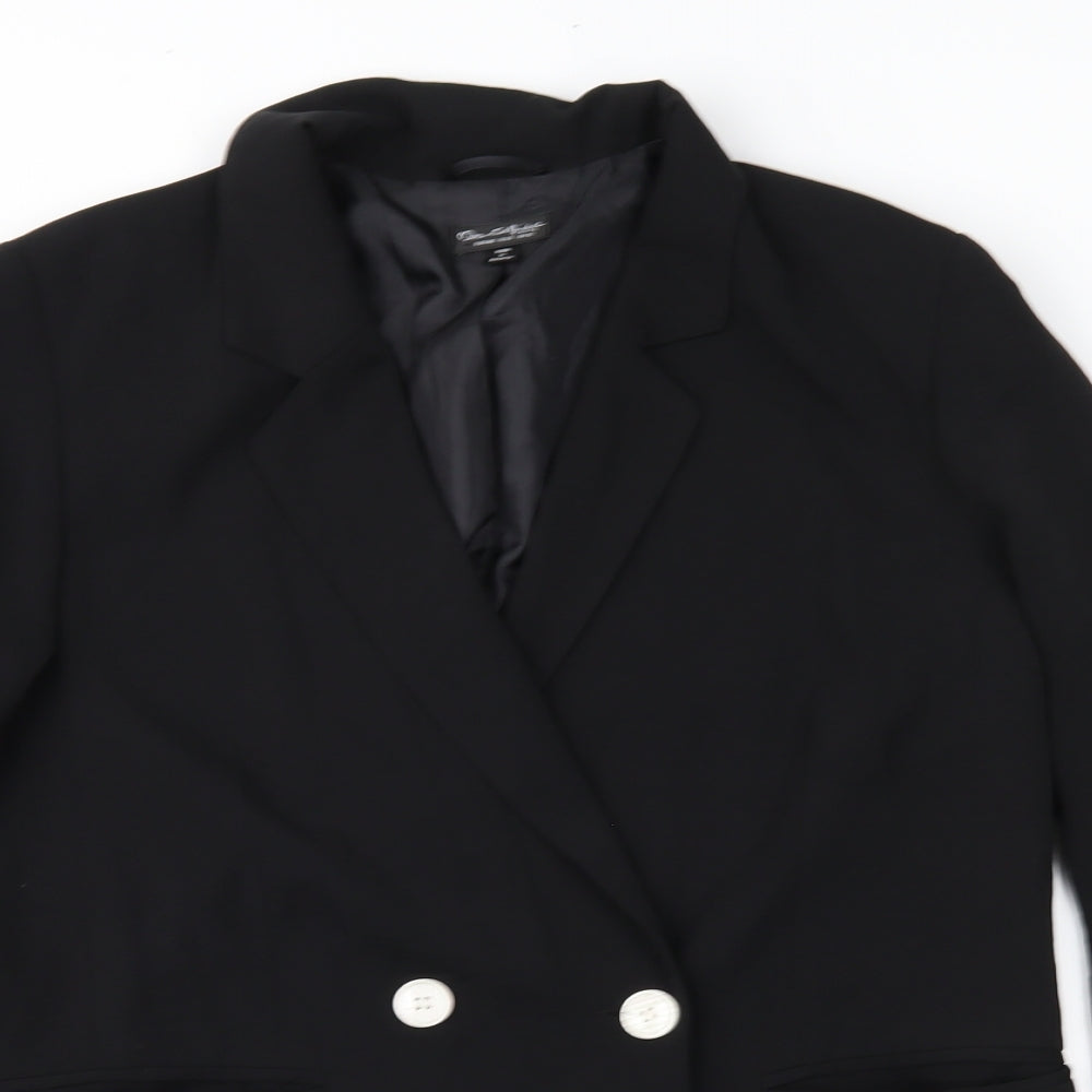 Miss Selfridge Womens Black   Jacket Suit Jacket Size 12
