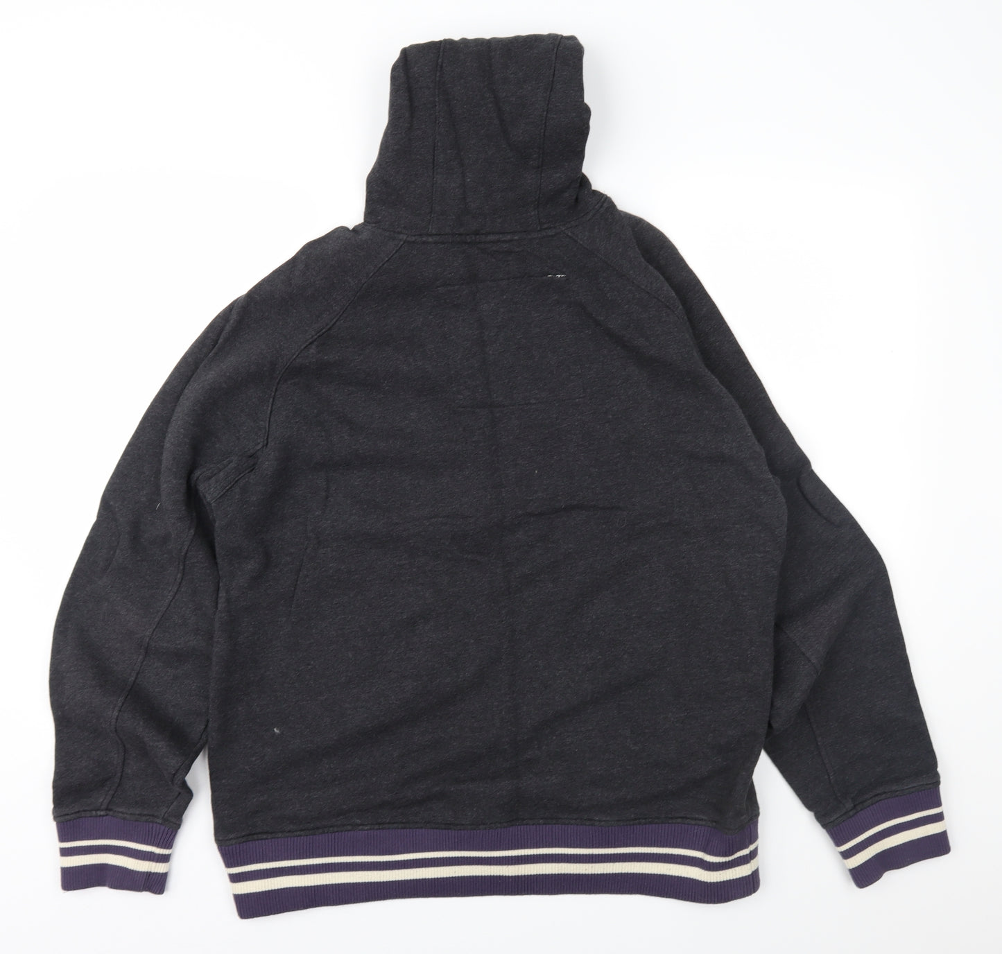 Duffer of St. George Mens Grey   Pullover Hoodie Size L