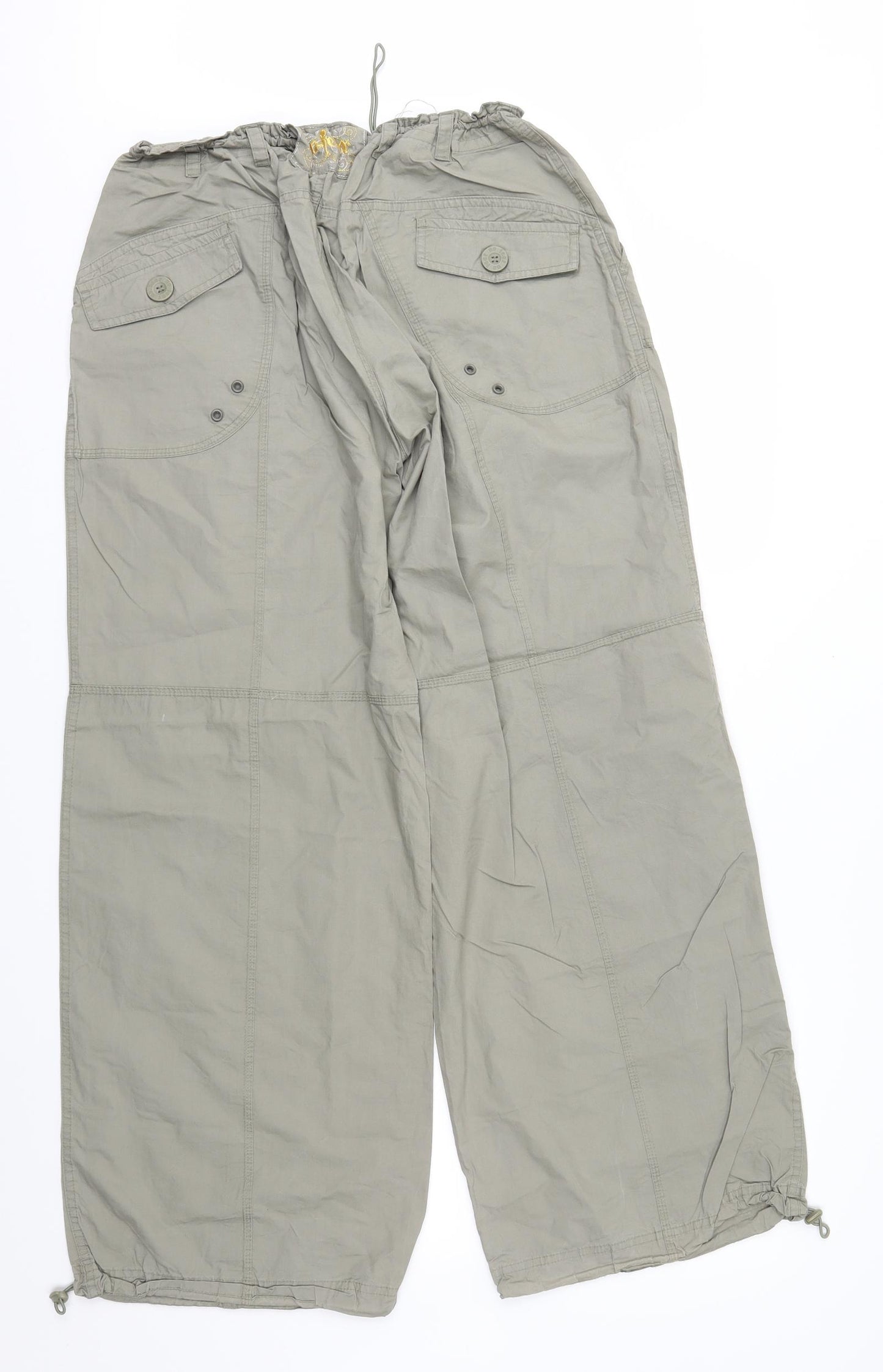 No Fear Womens Green   Cargo Trousers Size 18 L31 in