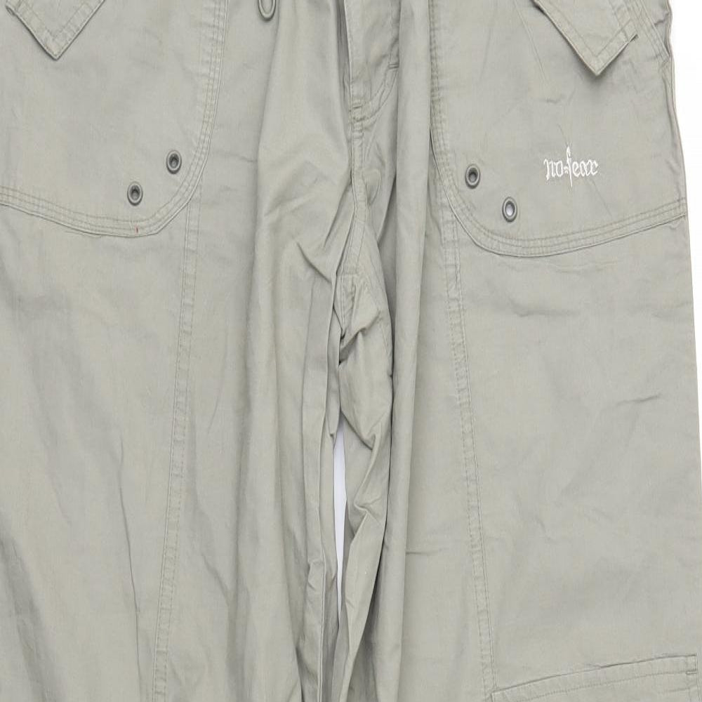 No Fear Womens Green   Cargo Trousers Size 18 L31 in