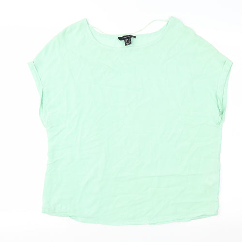 Atmosphere Womens Green   Basic Blouse Size 10