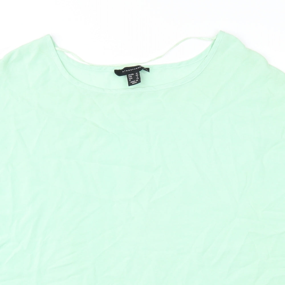 Atmosphere Womens Green   Basic Blouse Size 10