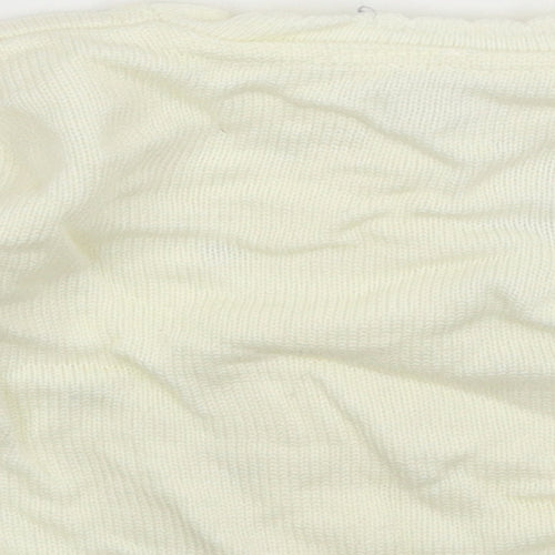 Debenhams Baby White  Knit Cardigan Jumper Size 3-6 Months