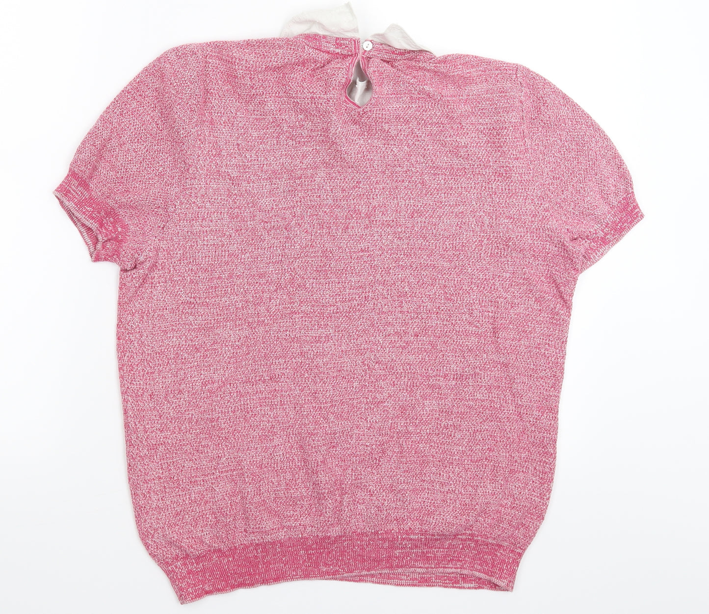 NEXT Womens Pink  Knit Pullover Jumper Size 16