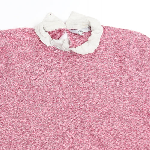 NEXT Womens Pink  Knit Pullover Jumper Size 16