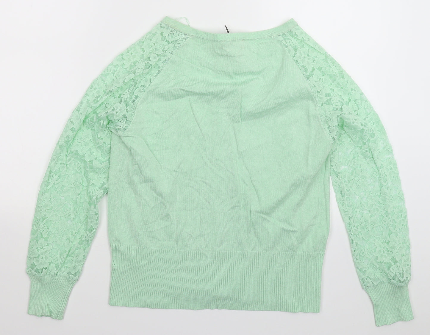 Marble Womens Green  Knit Cardigan Jumper Size S