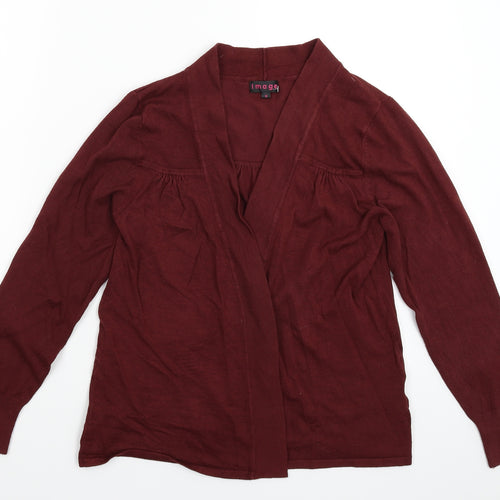 Image Womens Brown  Knit Cardigan Jumper Size M