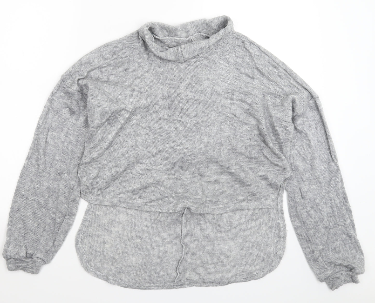 Preworn Womens Grey  Knit Pullover Jumper Size S