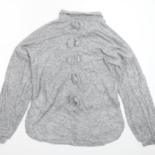 Preworn Womens Grey  Knit Pullover Jumper Size S