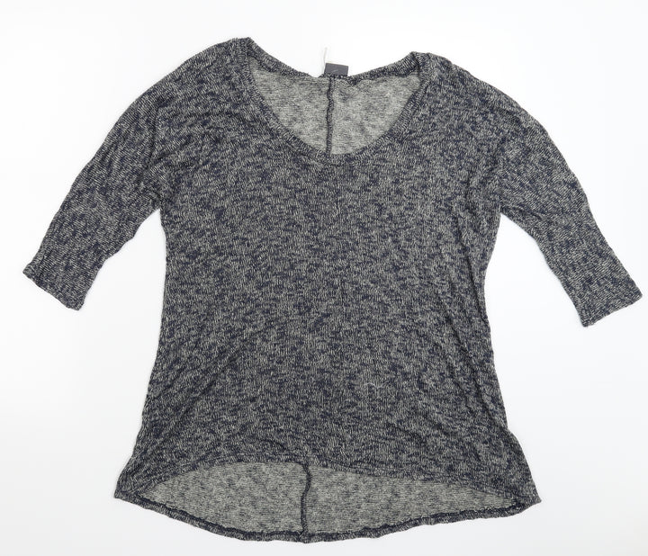 Sparkle & Fade Womens Blue Knit Pullover Jumper Size S