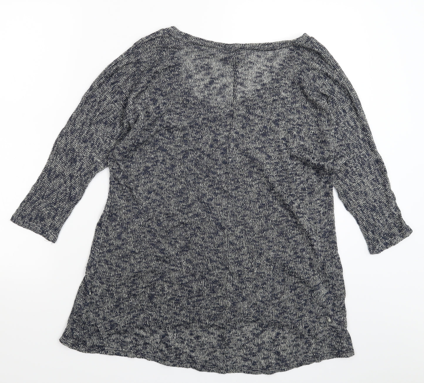 Sparkle & Fade Womens Blue  Knit Pullover Jumper Size S