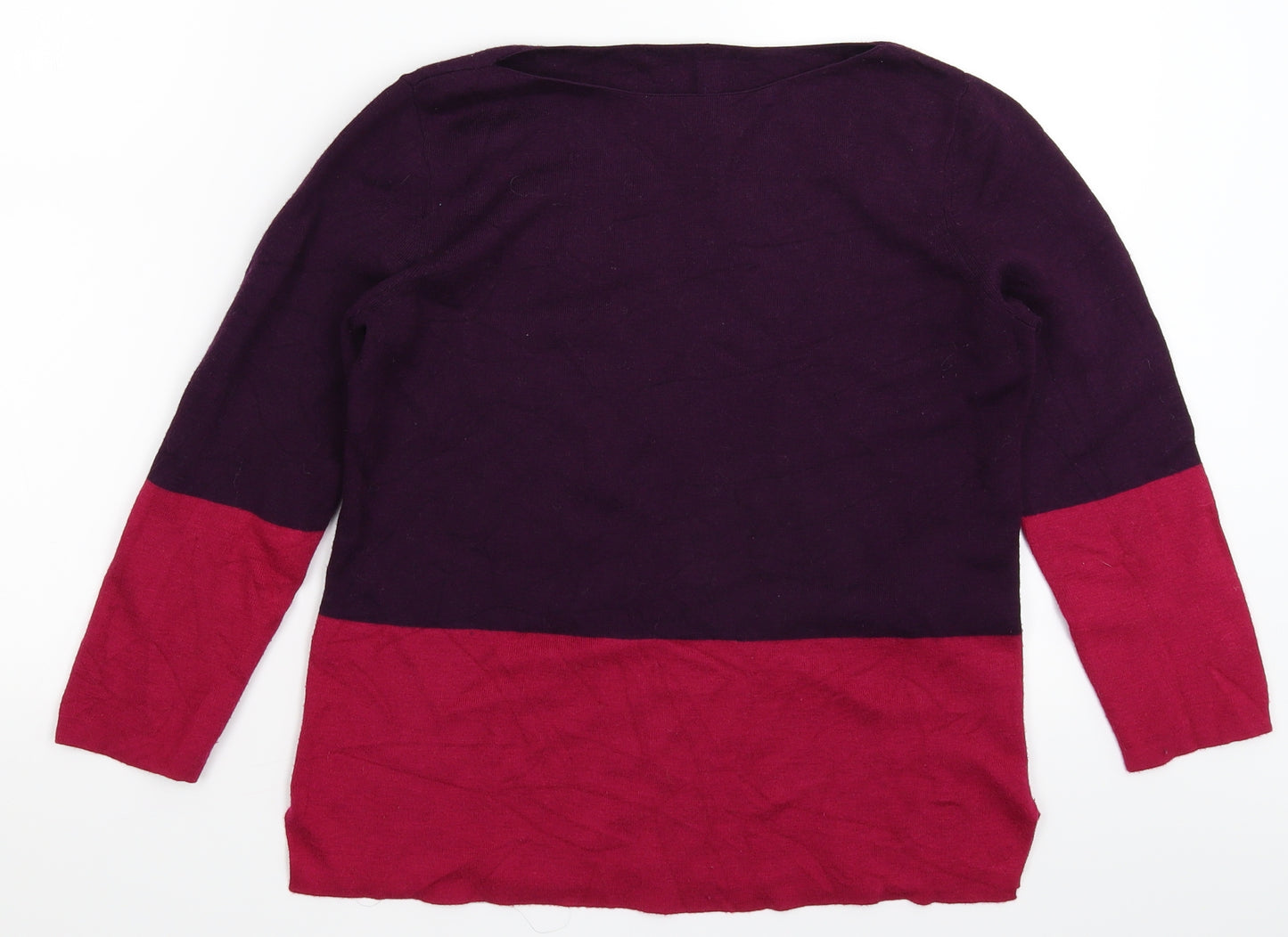 Hobbs Womens Multicoloured  Knit Pullover Jumper Size 12