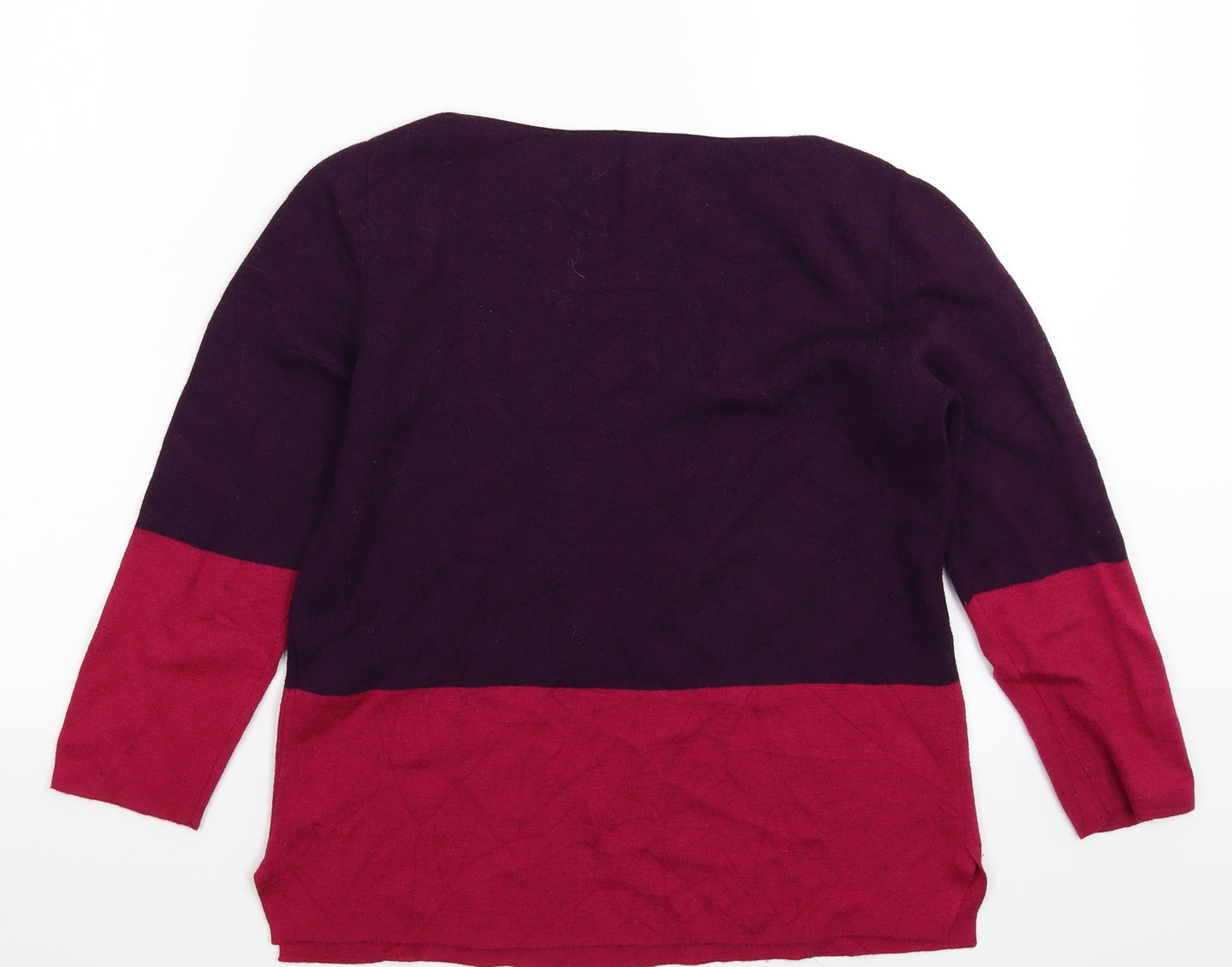 Hobbs Womens Multicoloured  Knit Pullover Jumper Size 12