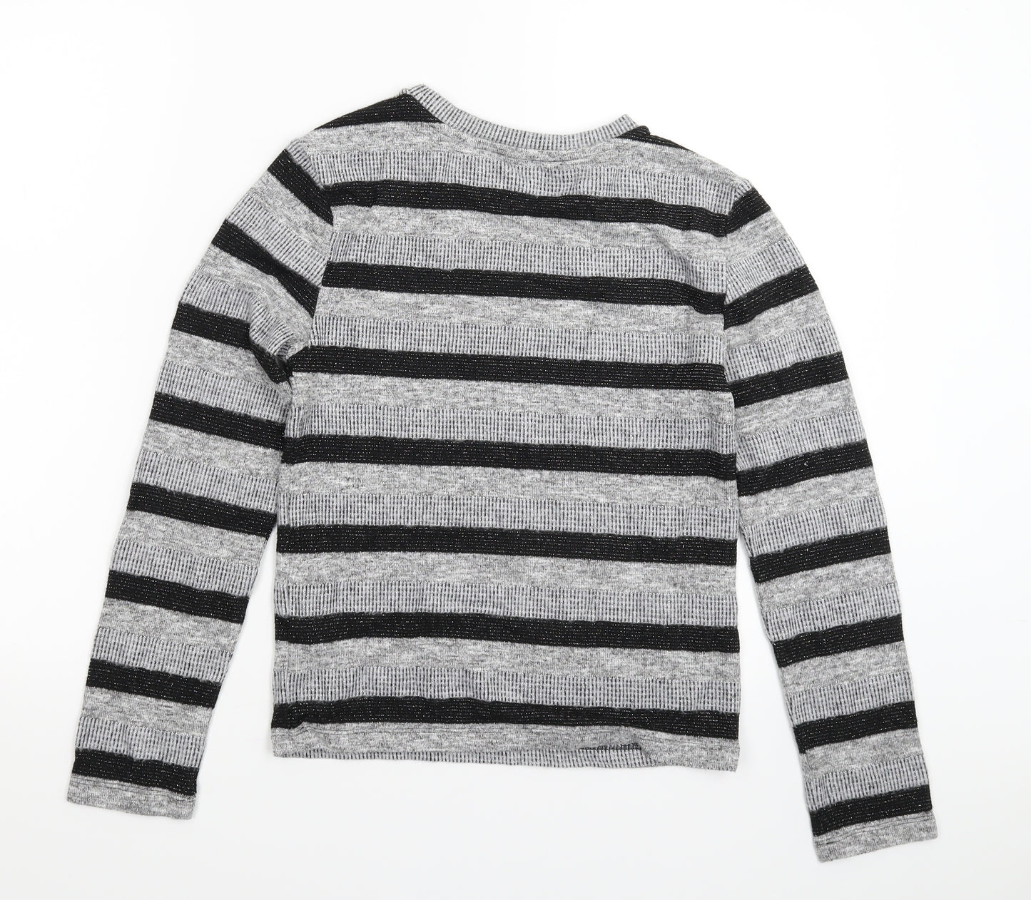 Marks and Spencer Womens Multicoloured Striped Knit Pullover Jumper Size 8