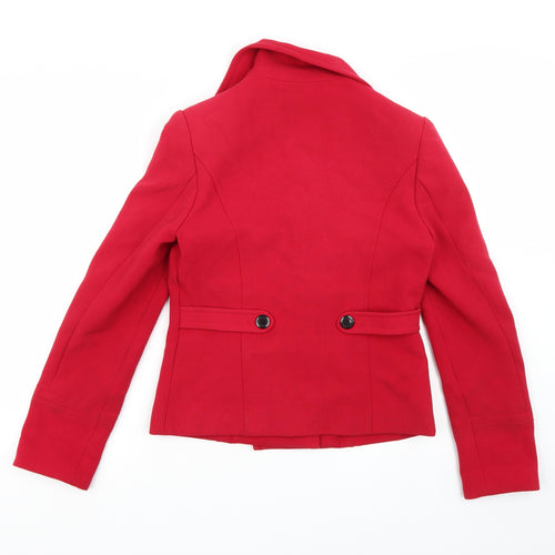 Papaya Womens Red   Pea Coat Coat Size 8