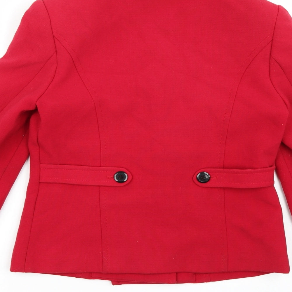 Papaya Womens Red   Pea Coat Coat Size 8