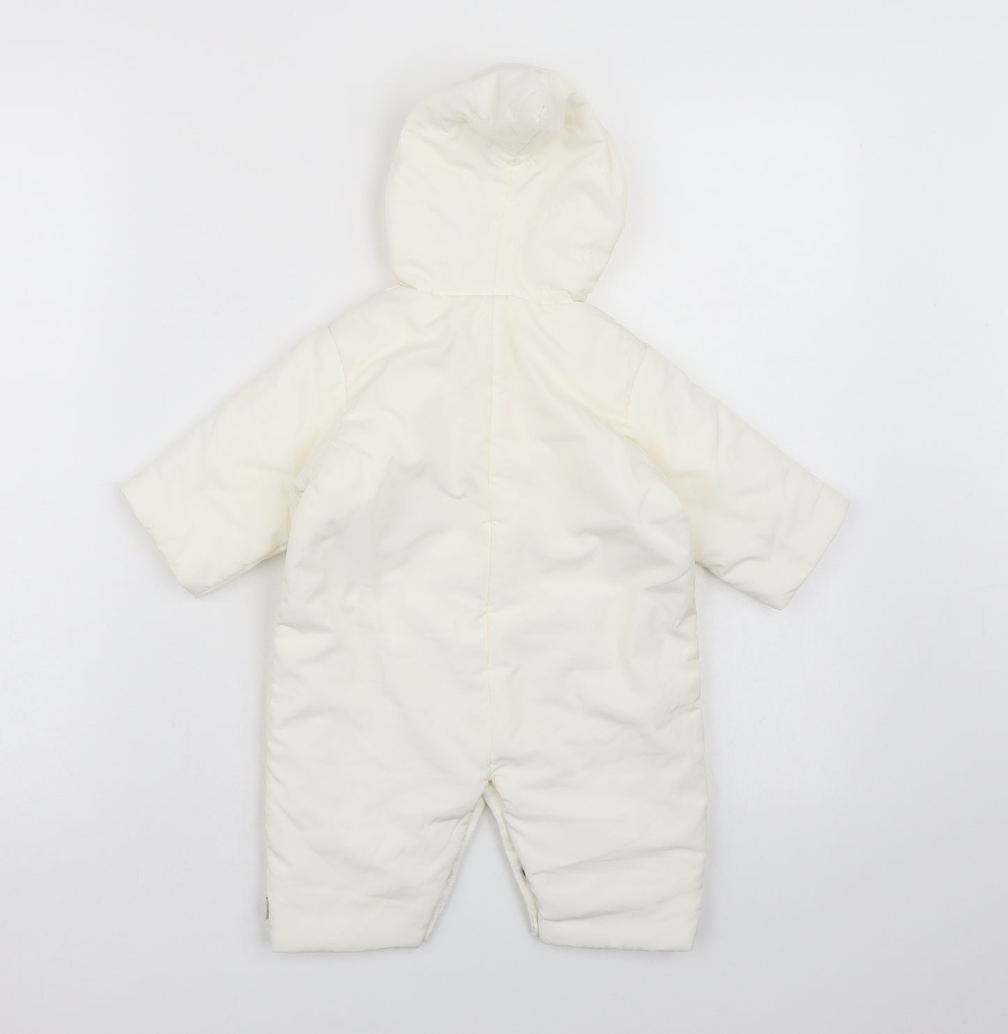 baby mexx Baby White   Basic Coat Snowsuit Size 0-3 Months