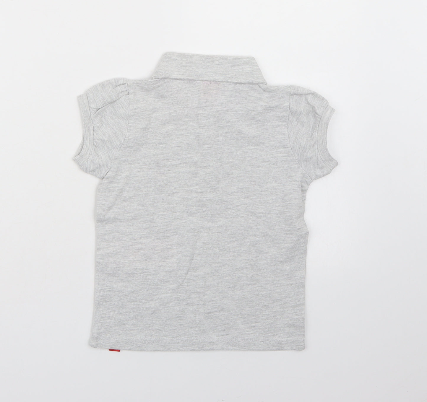 L.F.C Girls Grey   Basic Polo Size 3-4 Years  - Liverpool FC