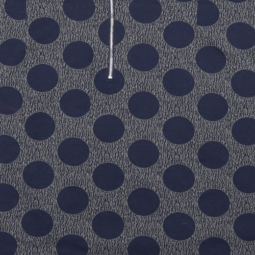 Mitzy Womens Blue Polka Dot  A-Line Skirt Size 20